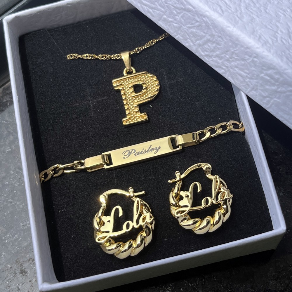 DUOYING Custom Name Jewelry Se - Women Fashion Names 评论和价格