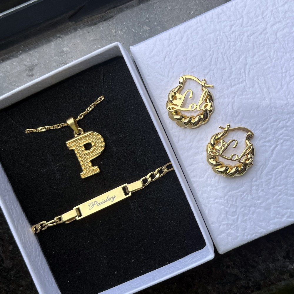 DUOYING Custom Name Jewelry Se - Women Fashion Names 评论和价格