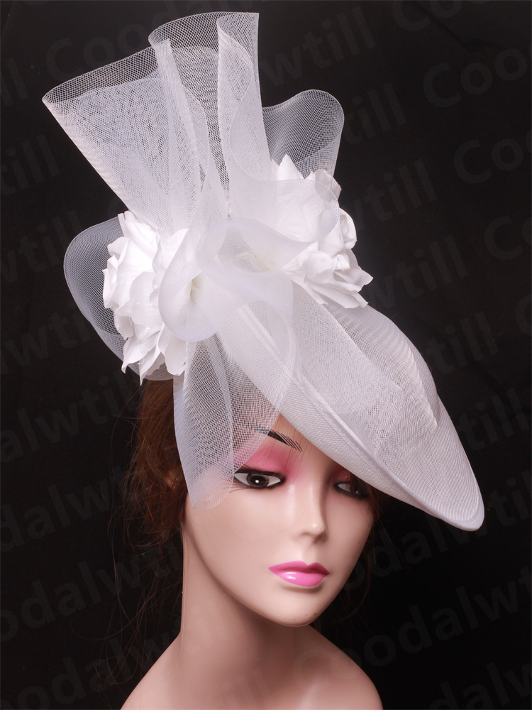Bride Wedding Mesh Fascinator  - Women'S Fashion Kentucky Derby 评论和价格