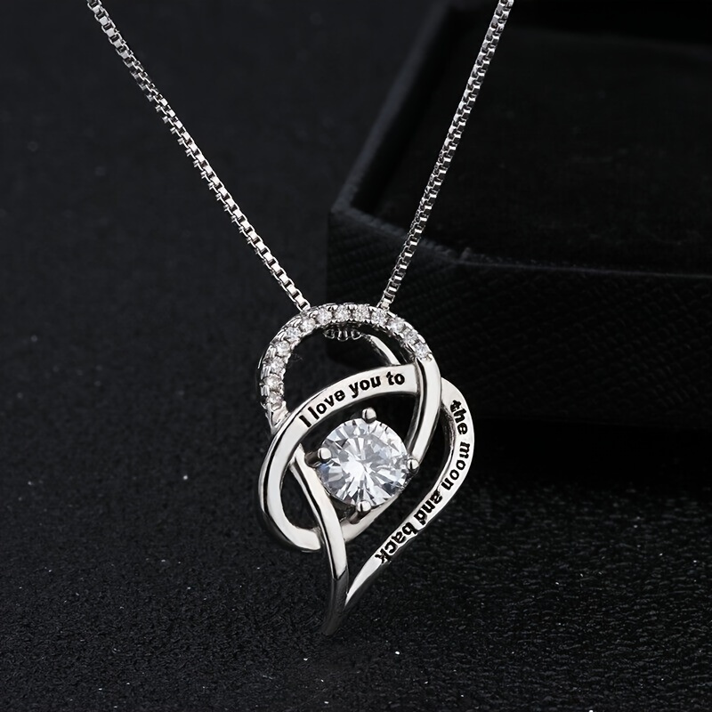 An elegant heart pendant neckl - Women Fashion Over The Years 评论和价格