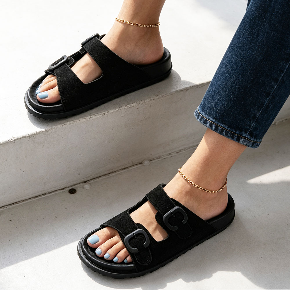 Women Plus Size Open Toe Doubl - Women'S Fashion Korea 评论和价格