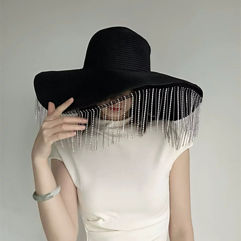 Rhinestone Tassel Oversized Br - Women Fashion Photoshoot 评论和价格