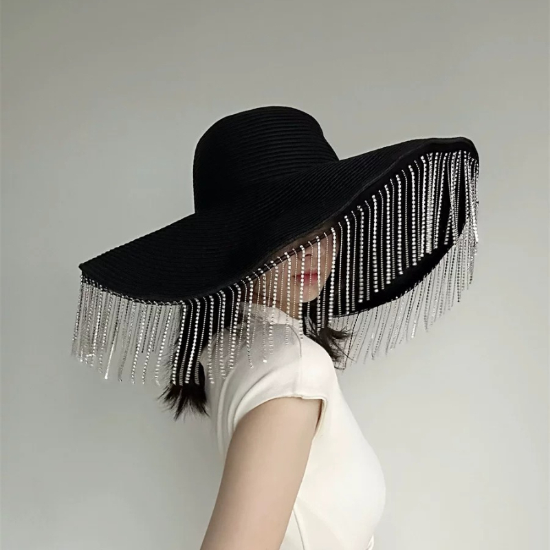 Rhinestone Tassel Oversized Br - Women Fashion Photoshoot 评论和价格