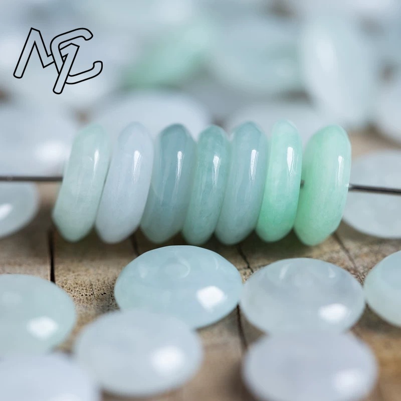 10pcs Natural Emerald White Ja - Women'S Fashion Jewellery 评论和价格