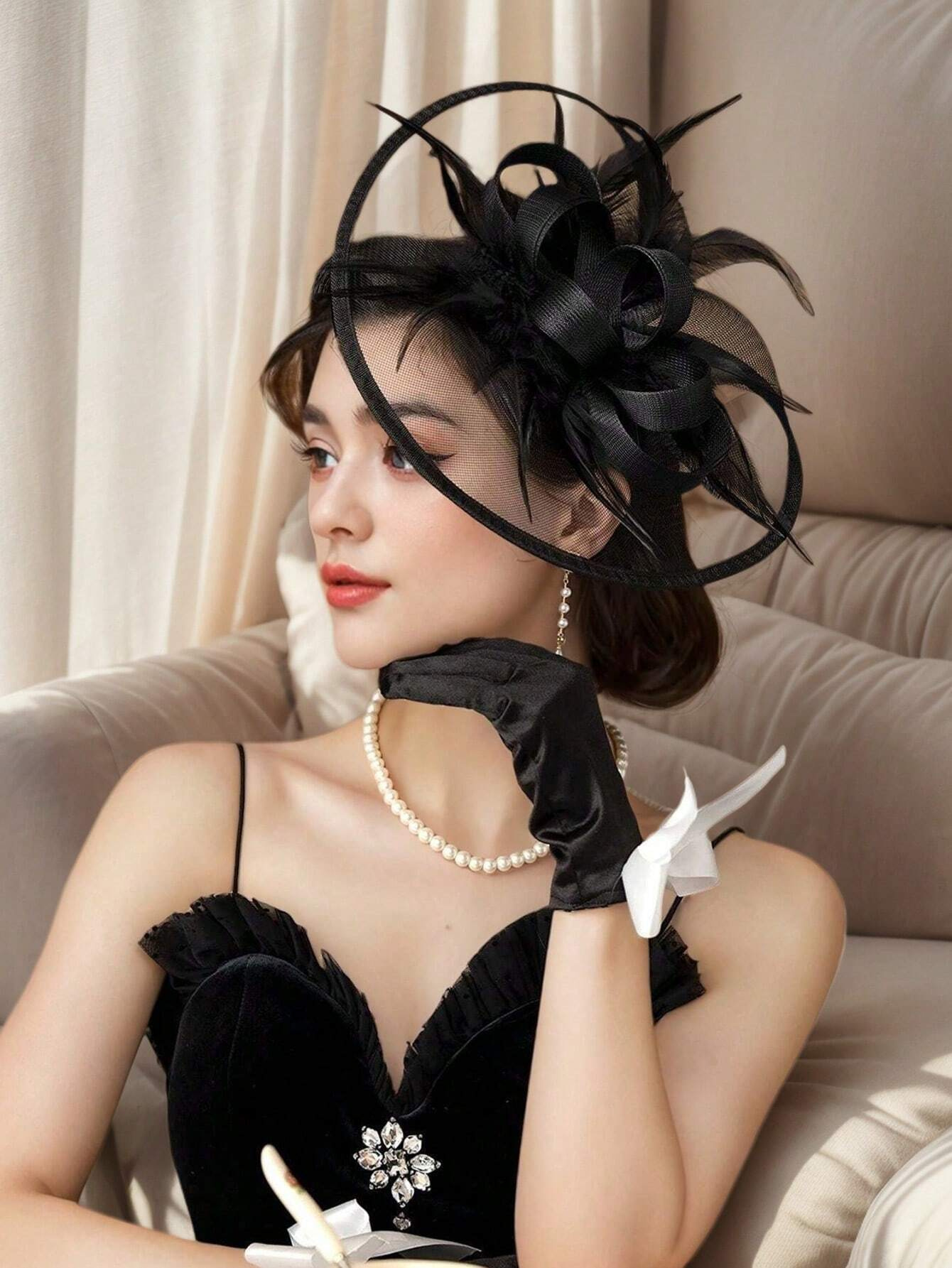 1 PC Fascinators Hats For Wome - Women'S Fashion Kentucky Derby 评论和价格