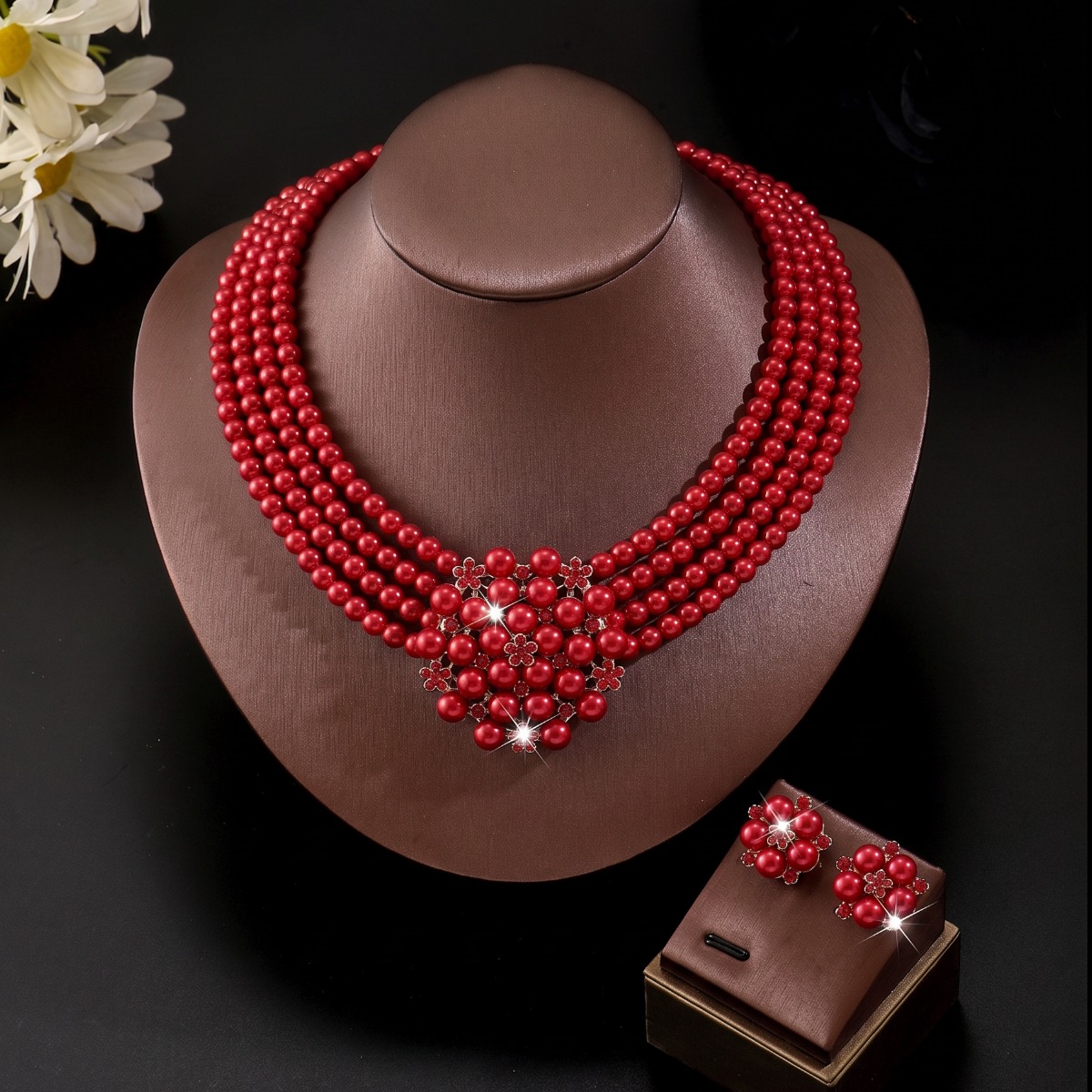 Women Multi‑Strand Pearl Flowe - Women Fashion Photoshoot 评论和价格