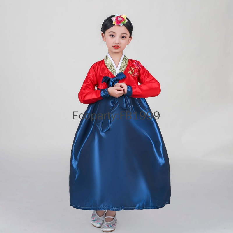 4 Colors Girls Hanbok Dress Ko - Women'S Fashion Korea 评论和价格