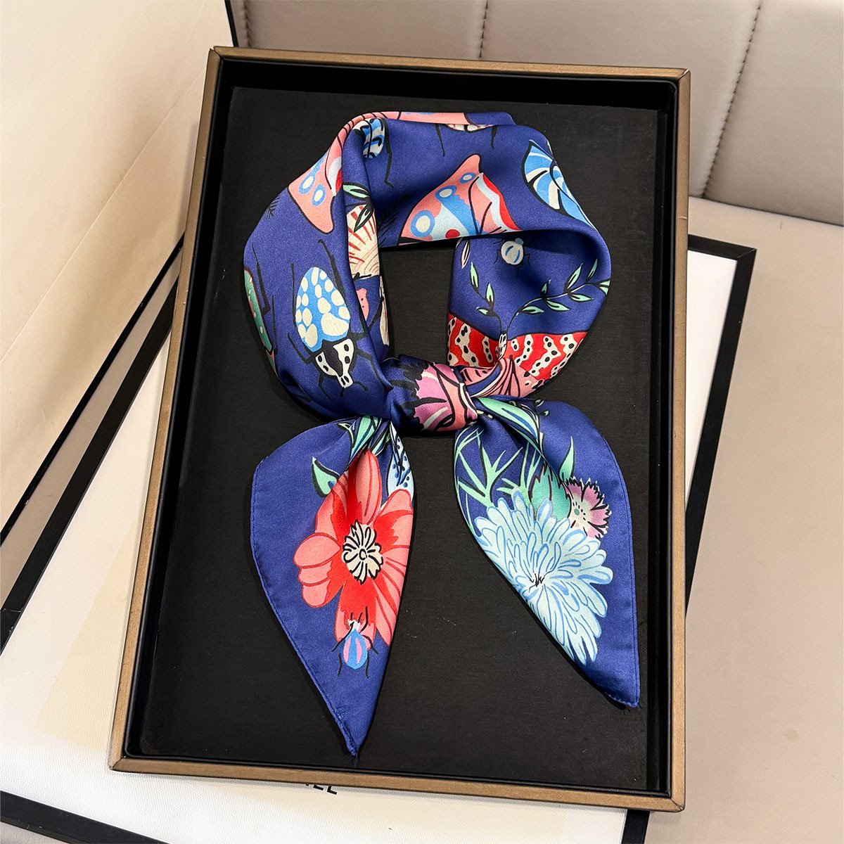 2026 New Butterfly Print Silk  - Women Fashion Necktie 评论和价格