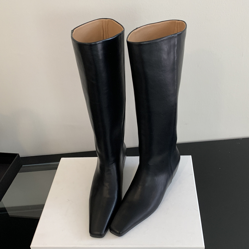Eilyken Soft Leather Pointed T - Women'S Fashion Knee High Boots 评论和价格