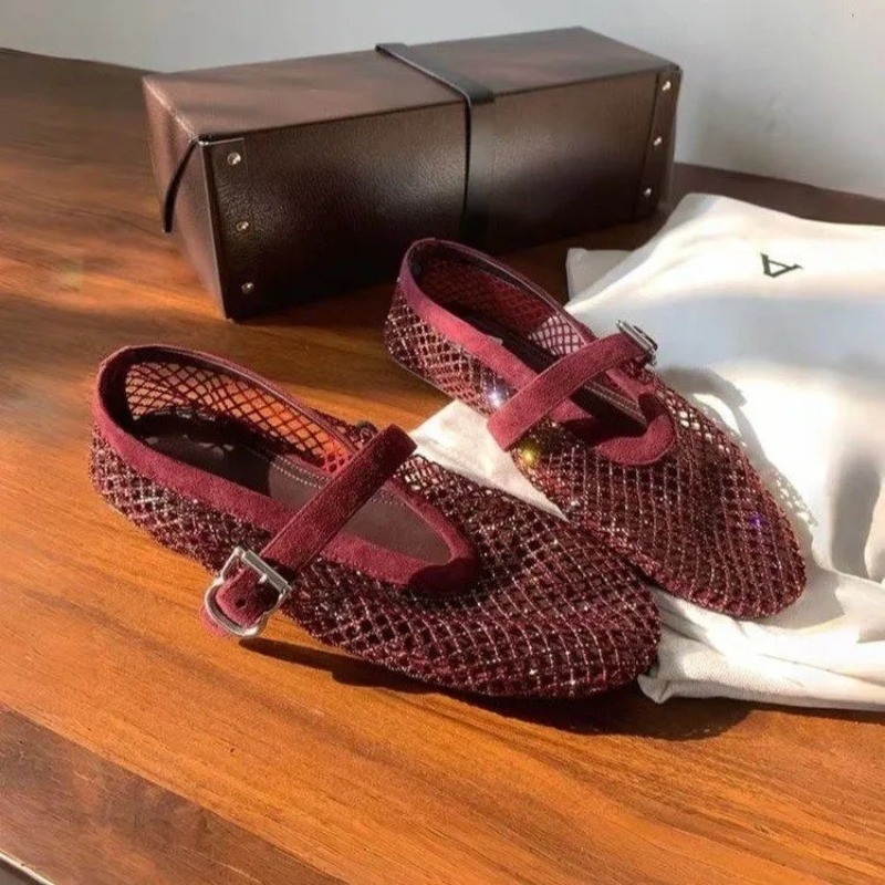Hollow Rhinestone Baotou Sanda - Women'S Fashion Shoes 评论和价格