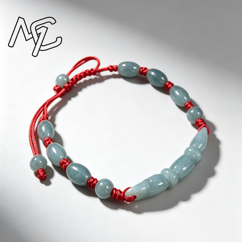 Natural Blue water Jade Burma  - Women'S Fashion Jewellery 评论和价格