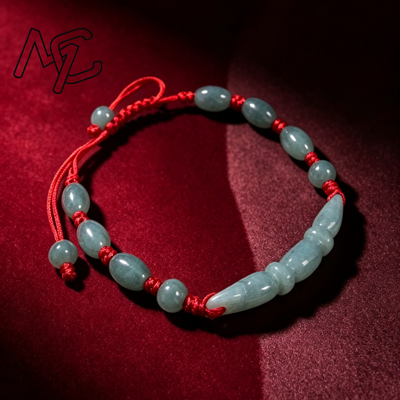 Natural Blue water Jade Burma  - Women'S Fashion Jewellery 评论和价格