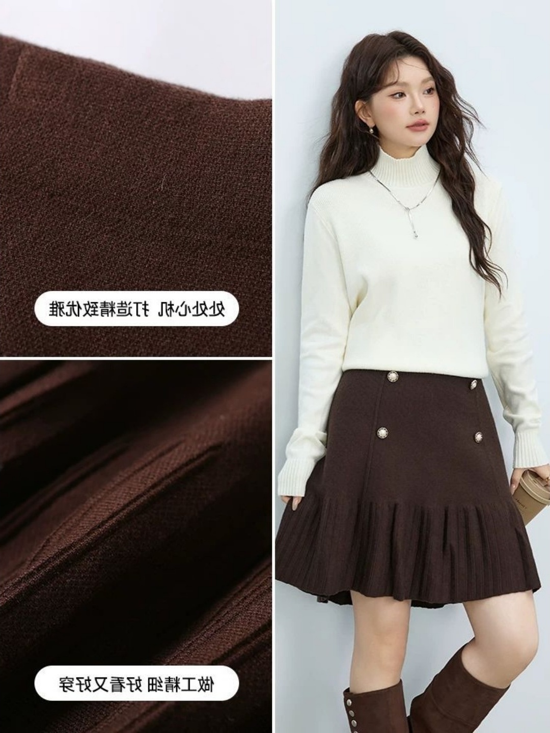 plus Size A-Line  Skirt High W - Women Fashion Over The Years 评论和价格